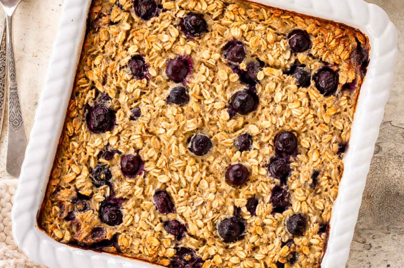 Vegan baked oats